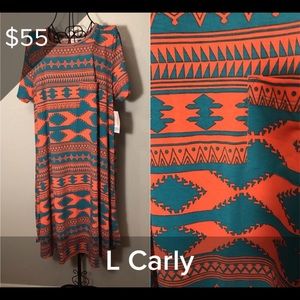 LulaRoe Large Carly, with tags, never worn!